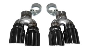 Cadillac ATS-V Performance Exhaust - CORSA Performance - Twin 4.0in. Pro-Series Tip Kit - Black - `16-`17 Cadillac ATS-V Performance Exhaust - CORSA Performance - Twin 4.0in. Pro-Series Tip Kit - Black - `16-`17